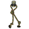 FurKidz Ruff n Tuff Double Tug Rope Dog Toy with Handle-Habitat Pet Supplies