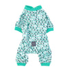 FuzzYard Apparel Counting Sheep Dog Pyjamas Green Size 7-Habitat Pet Supplies