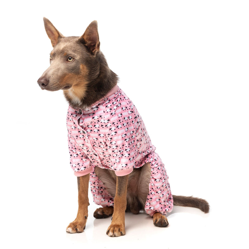 FuzzYard Apparel Counting Sheep Dog Pyjamas Pink Size 2