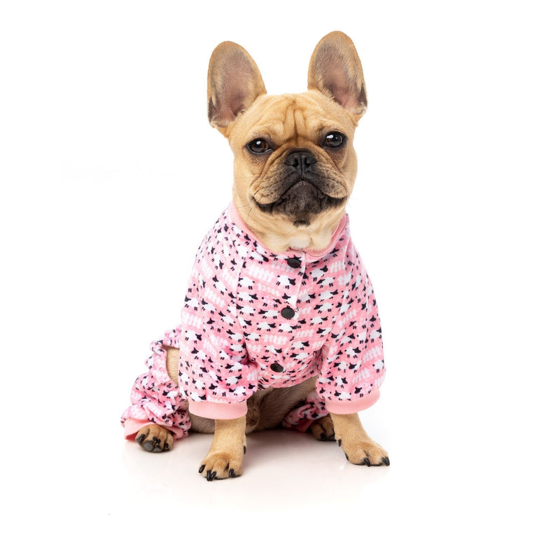 FuzzYard Apparel Counting Sheep Dog Pyjamas Pink Size 4