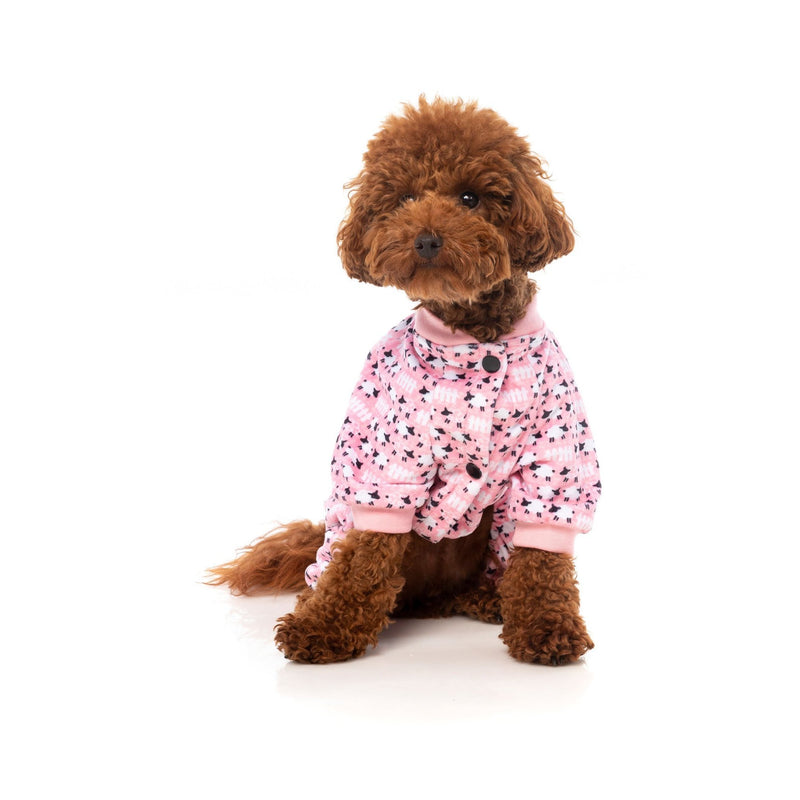 FuzzYard Apparel Counting Sheep Dog Pyjamas Pink Size 5