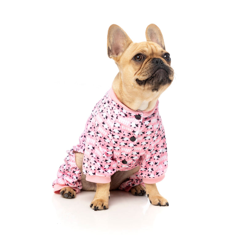 FuzzYard Apparel Counting Sheep Dog Pyjamas Pink Size 7