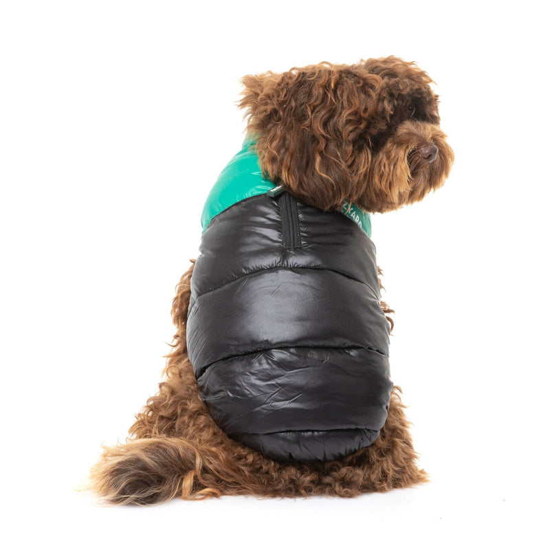 FuzzYard Apparel East Harlem Dog Puffer Jacket Green Size 2