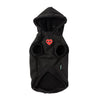 FuzzYard Apparel Heartbreaker Dog Hoodie Black Size 4