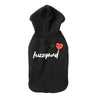 FuzzYard Apparel Heartbreaker Dog Hoodie Black Size 4-Habitat Pet Supplies