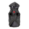 FuzzYard Apparel Heartbreaker Dog Hoodie Grey Size 4***