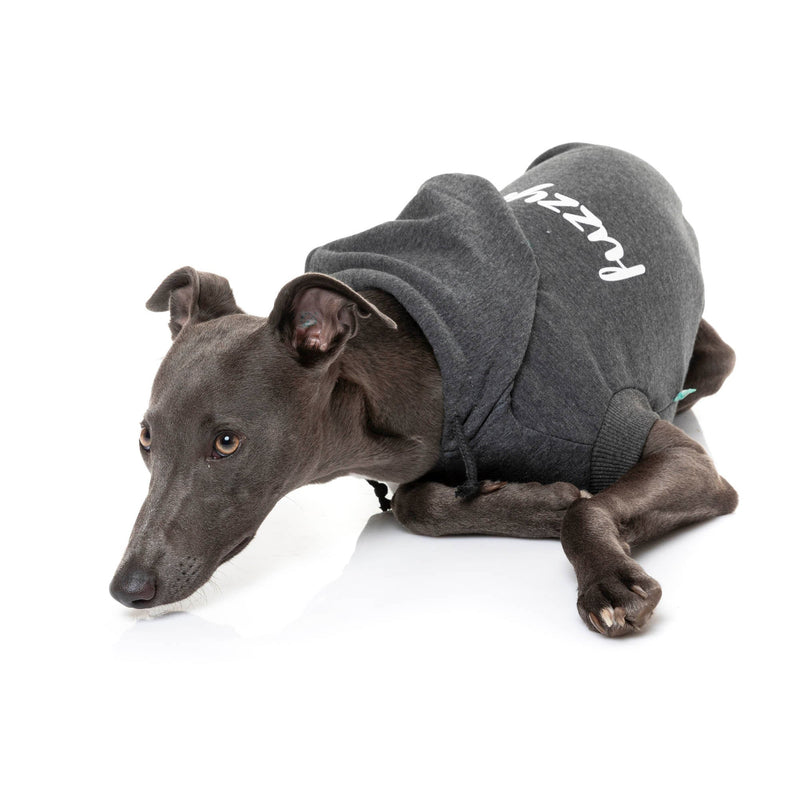 FuzzYard Apparel Heartbreaker Dog Hoodie Grey Size 4***