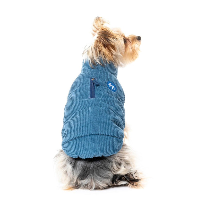 FuzzYard Apparel Mosman Dog Puffer Jacket Blue Size 1