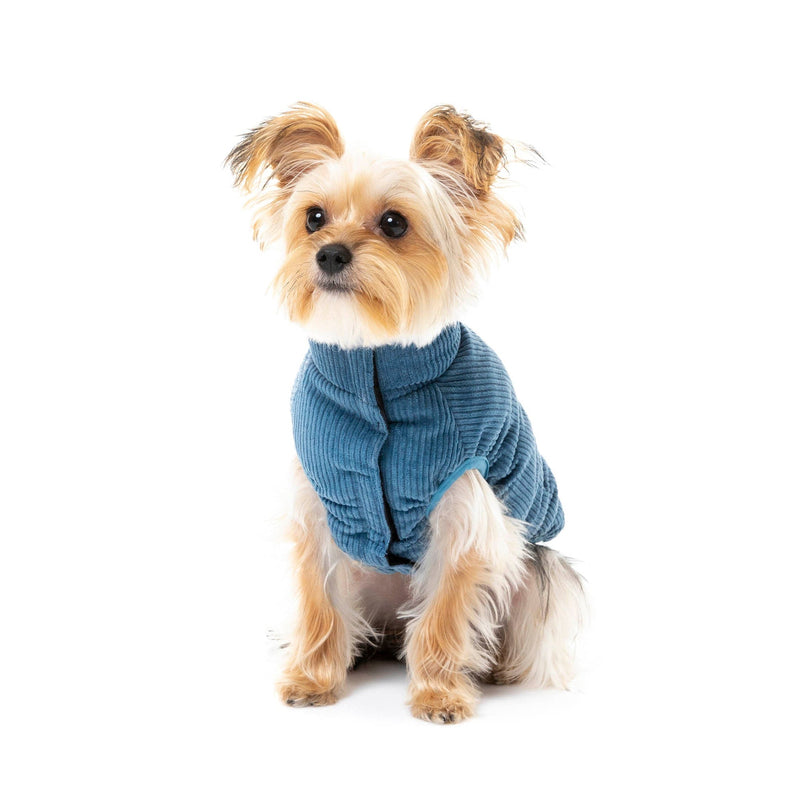 FuzzYard Apparel Mosman Dog Puffer Jacket Blue Size 4***