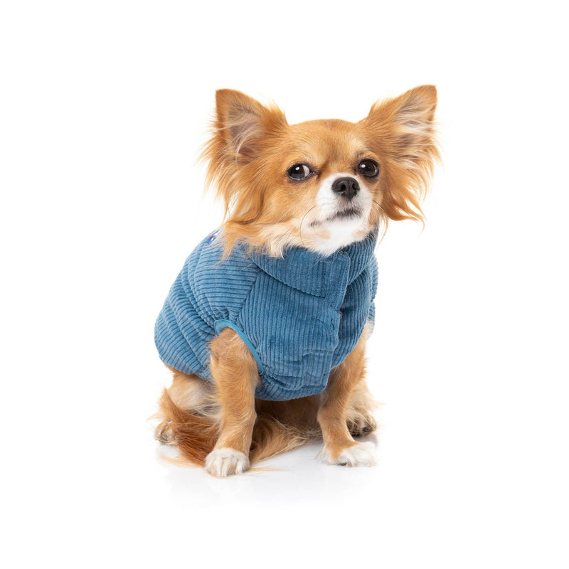 FuzzYard Apparel Mosman Dog Puffer Jacket Blue Size 4***