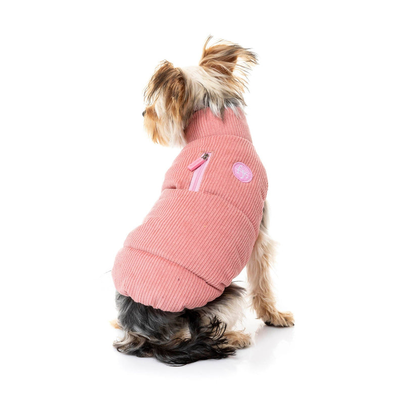 FuzzYard Apparel Mosman Dog Puffer Jacket Pink Size 1***