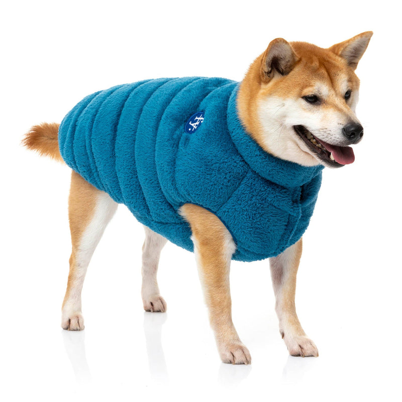 FuzzYard Apparel The Vaucluse Dog Puffer Jacket Blue Size 4***