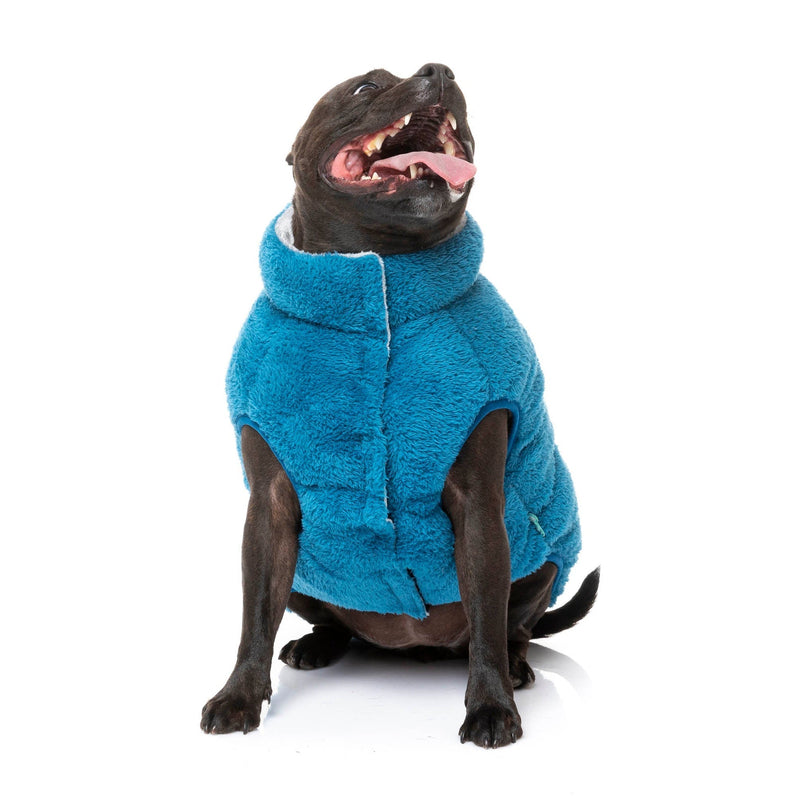 FuzzYard Apparel The Vaucluse Dog Puffer Jacket Blue Size 6***