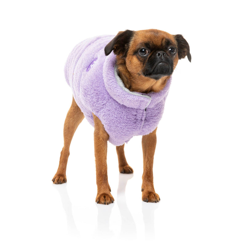 FuzzYard Apparel The Vaucluse Dog Puffer Jacket Lilac Size 5***