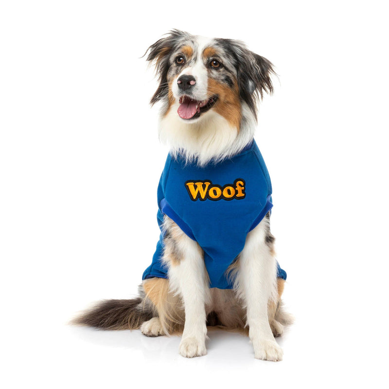 FuzzYard Apparel The Woof Dog Sweater Blue Size 2***