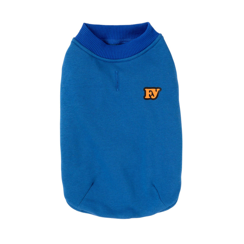 FuzzYard Apparel The Woof Dog Sweater Blue Size 6***-Habitat Pet Supplies