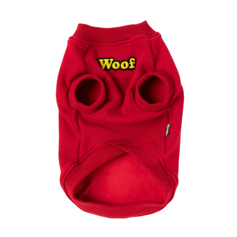 FuzzYard Apparel The Woof Dog Sweater Red Size 1