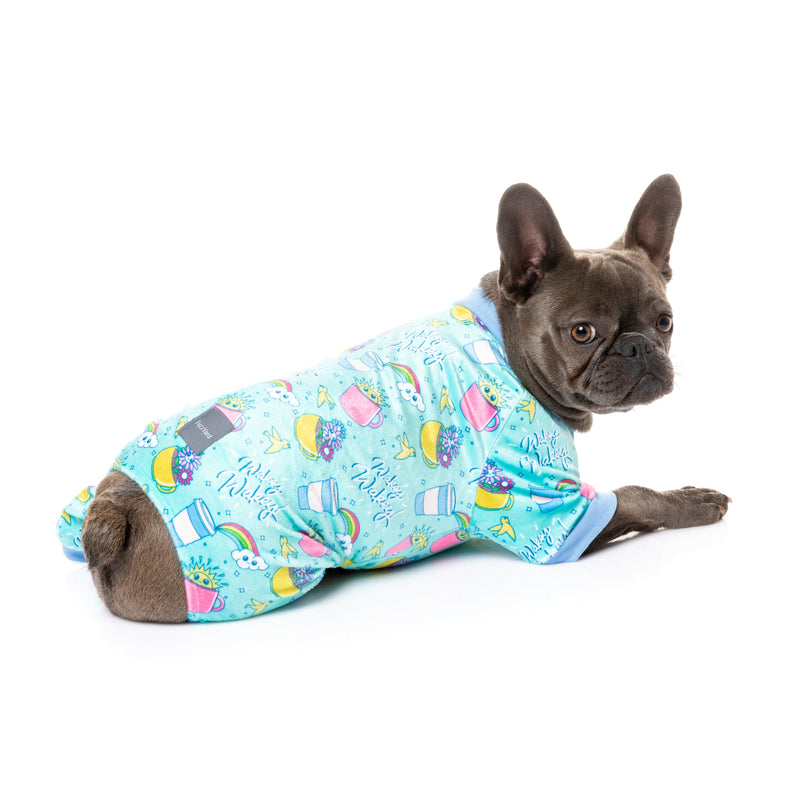 FuzzYard Apparel Wakey Wakey Dog Pyjamas Size 1
