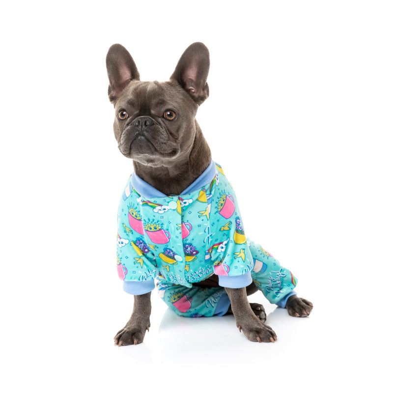 FuzzYard Apparel Wakey Wakey Dog Pyjamas Size 1*