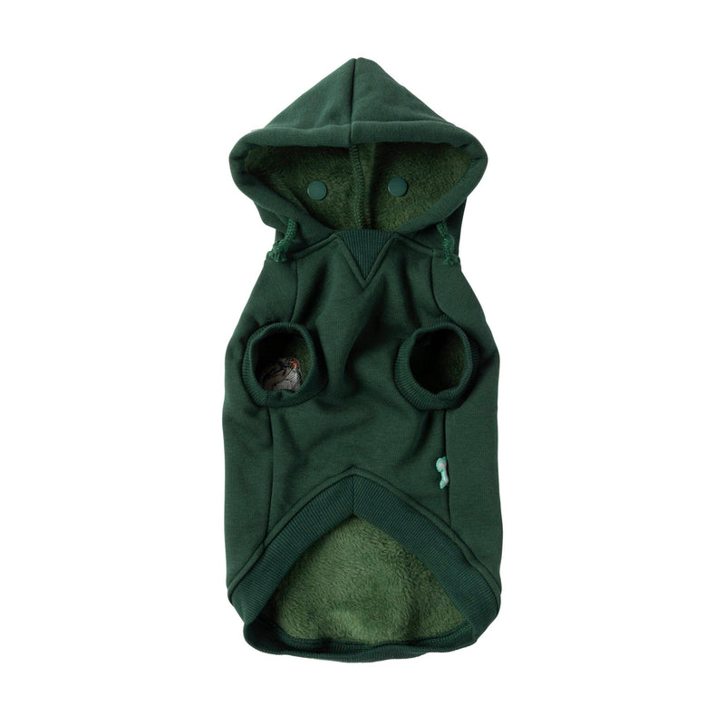 FuzzYard Apparel Yardsters Dog Hoodie Green Size 4***