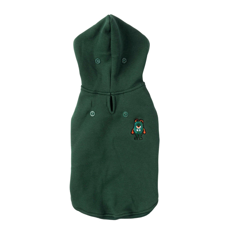 FuzzYard Apparel Yardsters Dog Hoodie Green Size 4***-Habitat Pet Supplies