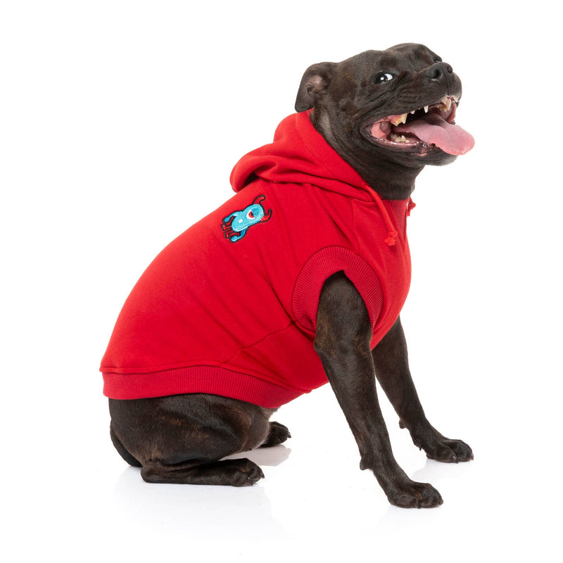 FuzzYard Apparel Yardsters Dog Hoodie Red Size 2***