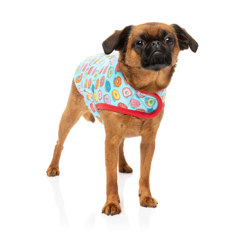 FuzzYard Apparel You Drive Me Glazy Dog Wrap Vest Size 7***