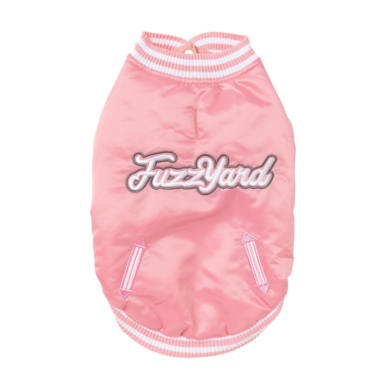 FuzzYard Dog Apparel Fastball Jacket Pink Size 1-Habitat Pet Supplies