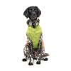 FuzzYard Dog Apparel Ormond Raincoat Olive/Pink Size 2