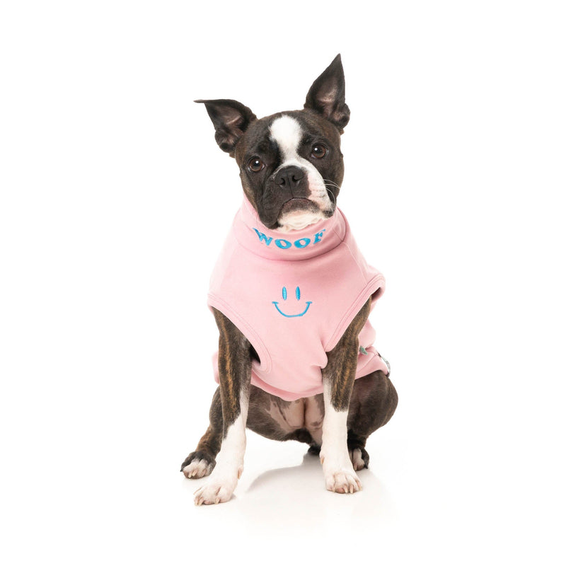 FuzzYard Dog Apparel Rock It Sweater Pink Size 1