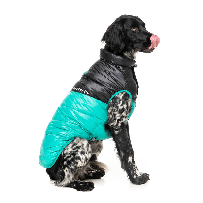 FuzzYard Dog Apparel South Harlem Jacket Teal Size 1
