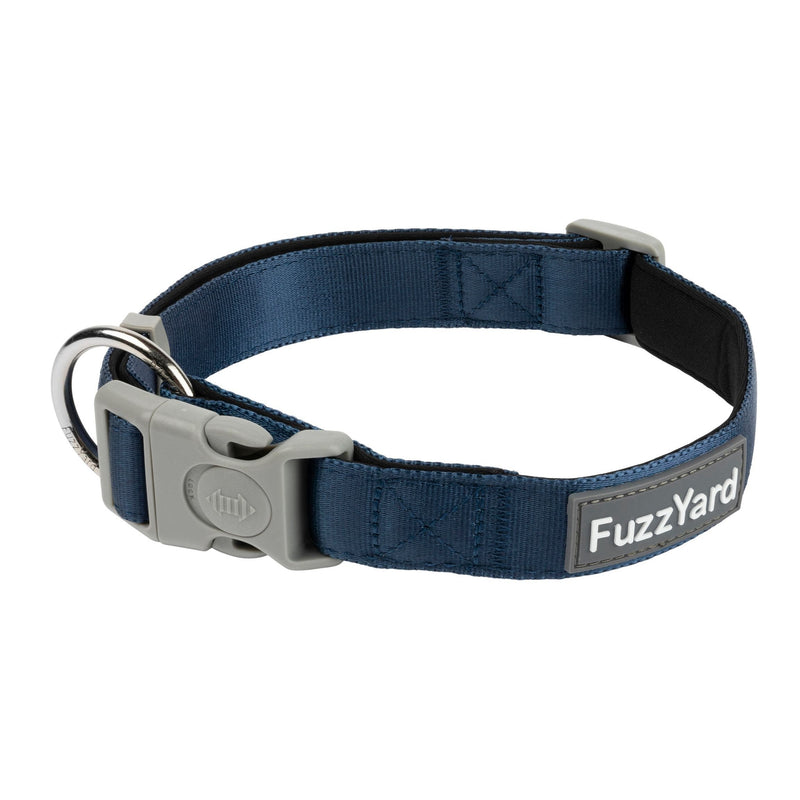 FuzzYard Dog Collar Marine Medium-Habitat Pet Supplies