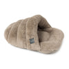 FuzzYard Dreameazzzy Cat Bed Snuggler Chai (+_+)-Habitat Pet Supplies
