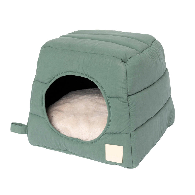 FuzzYard Life Cat Cubby Myrtle Green (+_+)