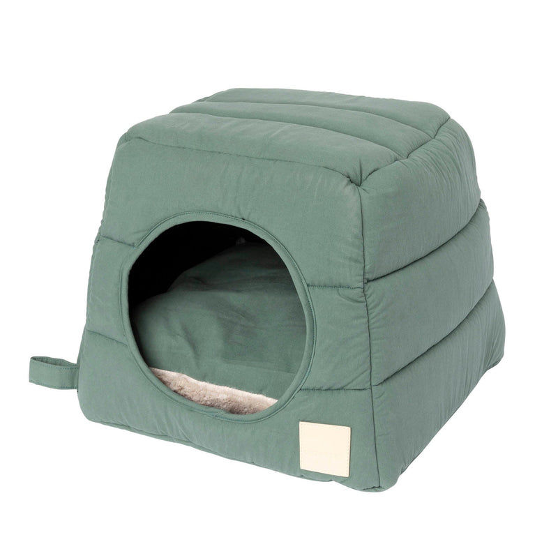 FuzzYard Life Cat Cubby Myrtle Green (+_+)