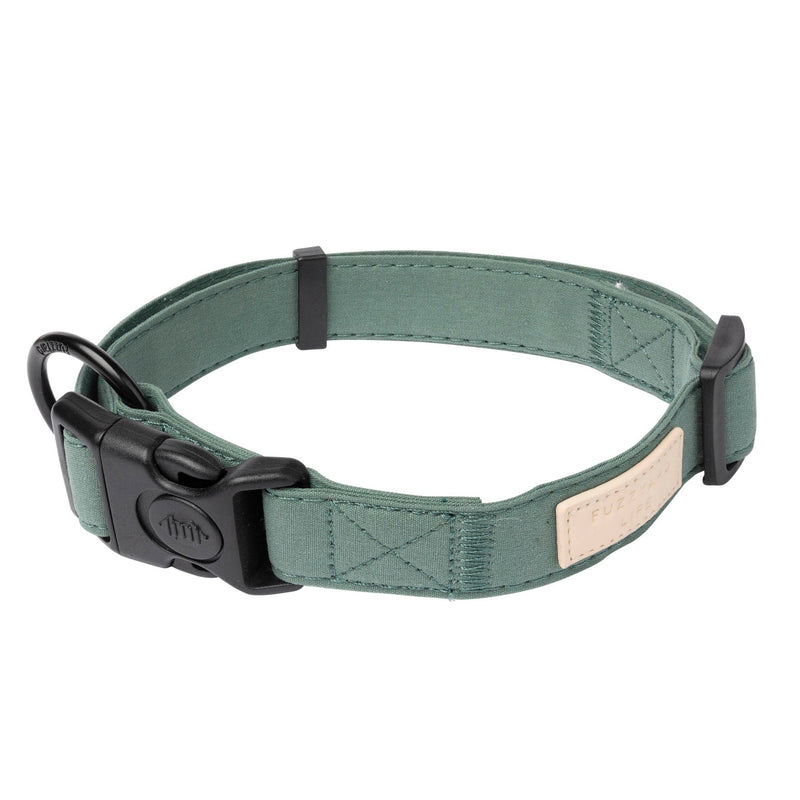 FuzzYard Life Dog Collar Myrtle Green Large-Habitat Pet Supplies