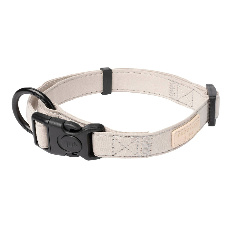 FuzzYard Life Dog Collar Sandstone Medium-Habitat Pet Supplies