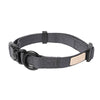 FuzzYard Life Dog Collar Slate Grey Small-Habitat Pet Supplies