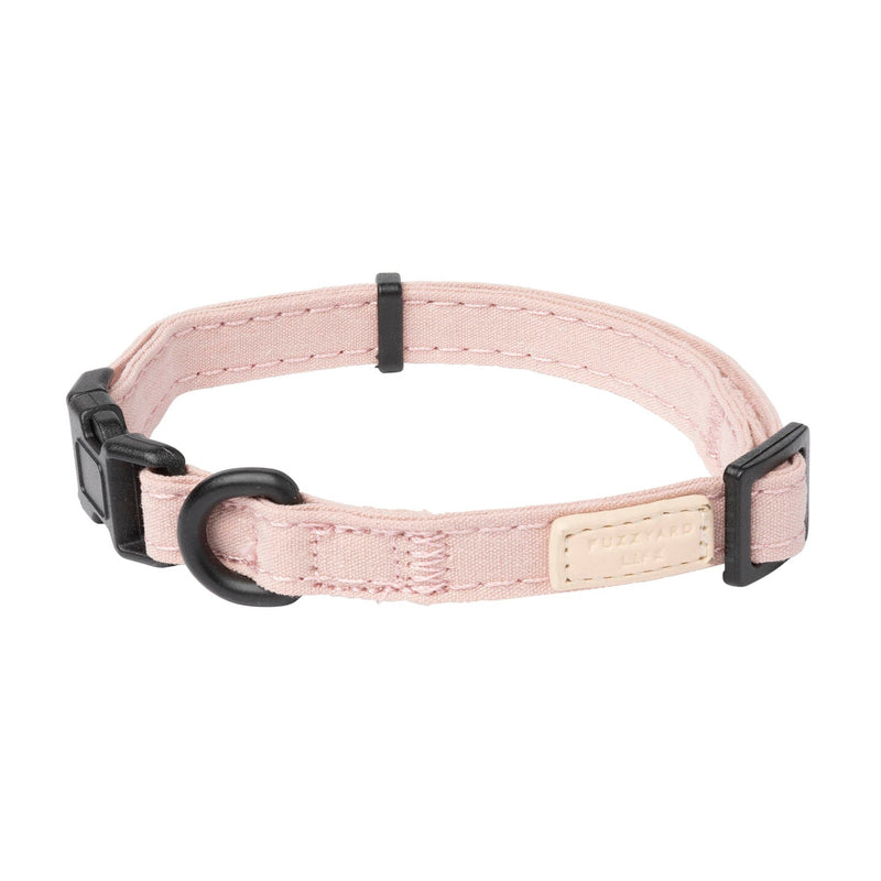 FuzzYard Life Dog Collar Soft Blush Extra Small-Habitat Pet Supplies