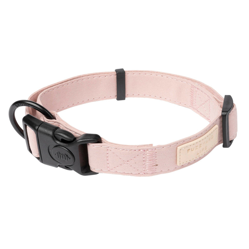 FuzzYard Life Dog Collar Soft Blush Large-Habitat Pet Supplies