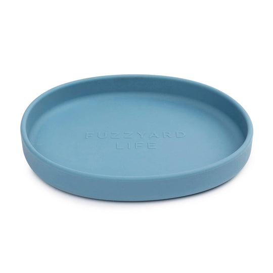 FuzzYard Life Silicone Cat Dish French Blue
