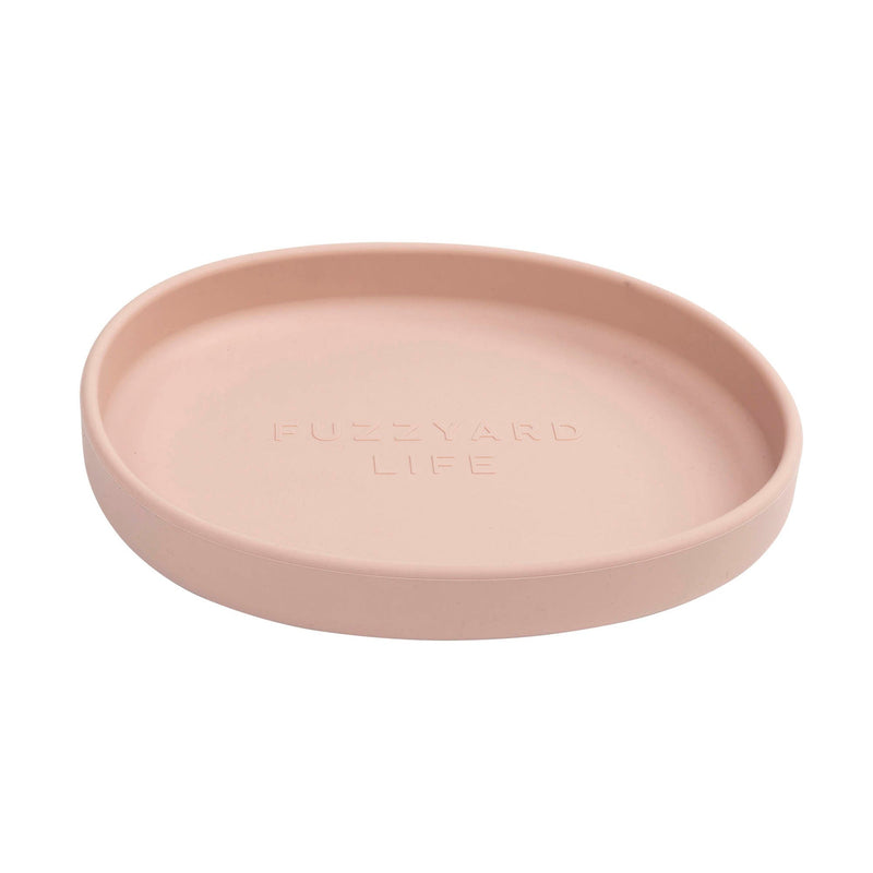 FuzzYard Life Silicone Cat Dish Soft Blush