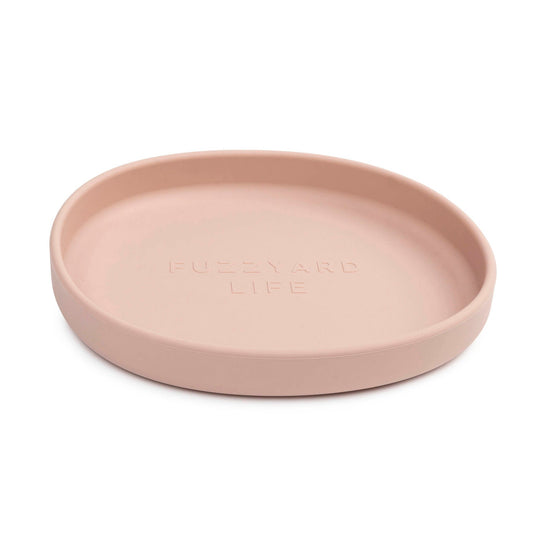 FuzzYard Life Silicone Cat Dish Soft Blush