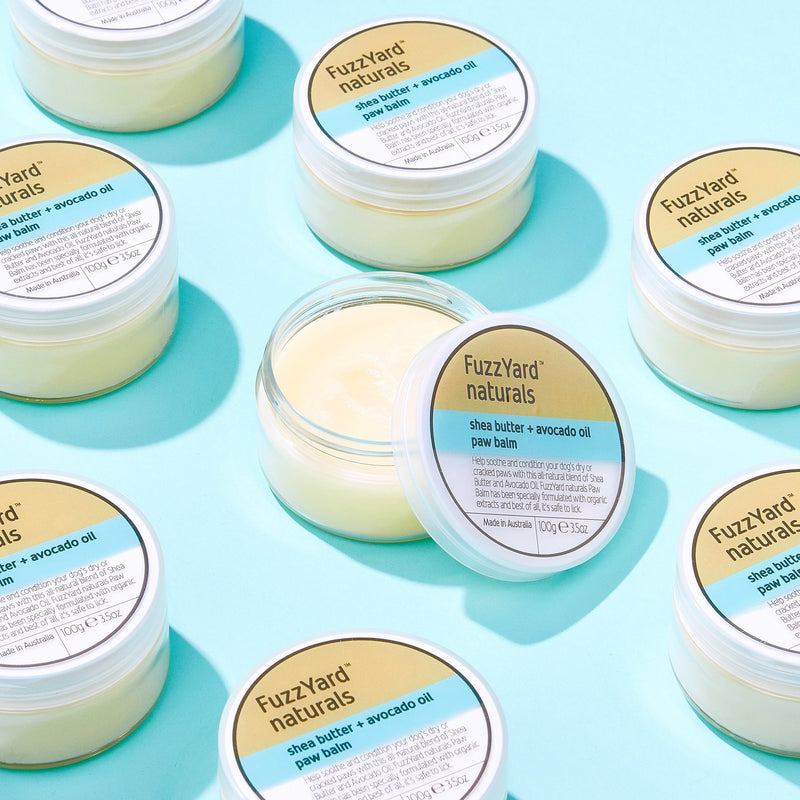 FuzzYard Naturals Shea Butter and Avocado Oil Dog Paw Balm 100g