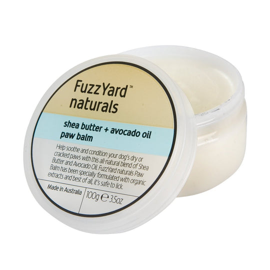 FuzzYard Naturals Shea Butter and Avocado Oil Dog Paw Balm 100g