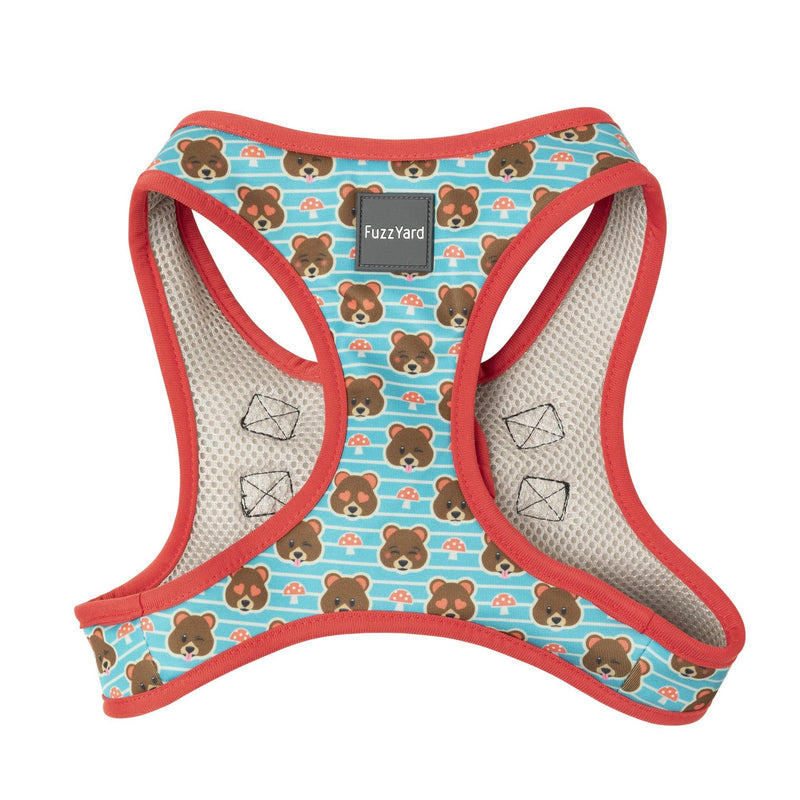 FuzzYard Step In Dog Harness Fuzz Bear Large***-Habitat Pet Supplies
