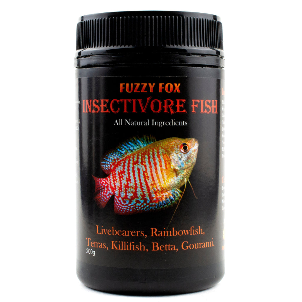 Fuzzy Fox Fish Insectivore Premix Gel Food 200g***-Habitat Pet Supplies