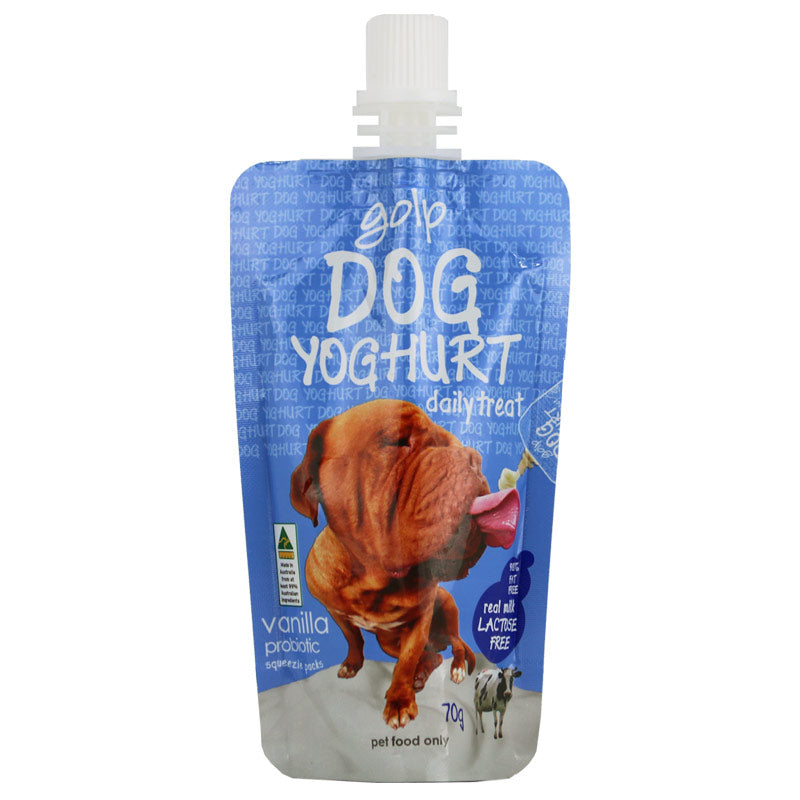 Golp Yoghurt Pouch for Dogs 70g-Habitat Pet Supplies