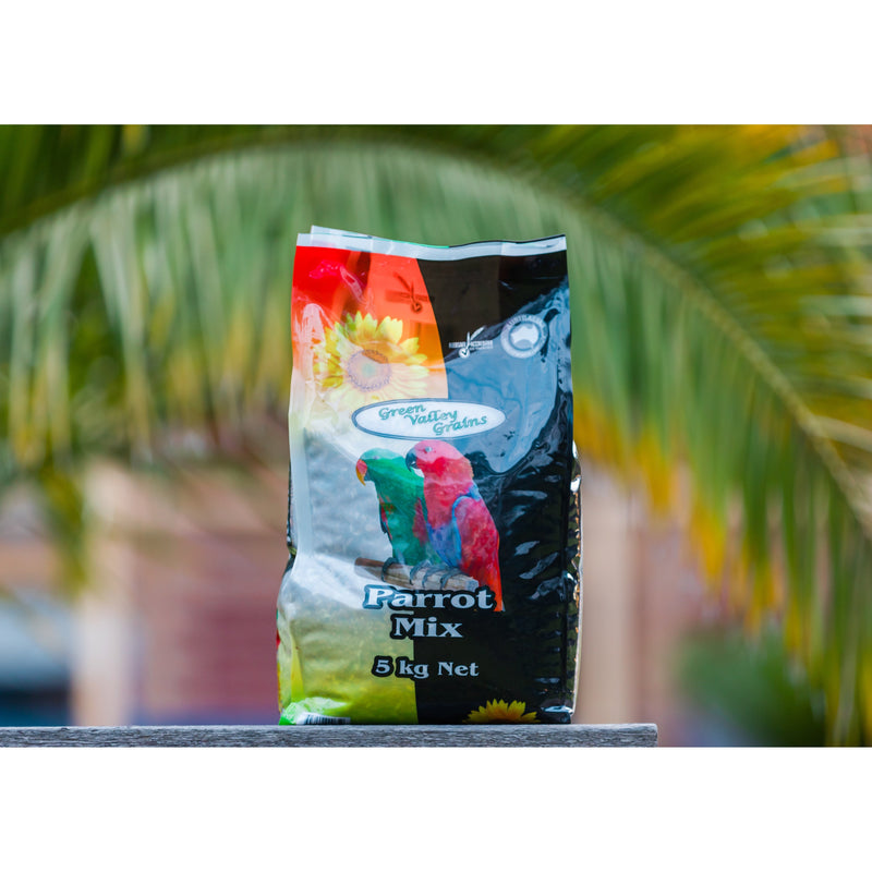 Green Valley Grains Parrot Mix Seed 5kg (+_+)