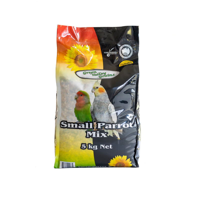 Green Valley Grains Small Parrot Mix Seed 5kg-Habitat Pet Supplies